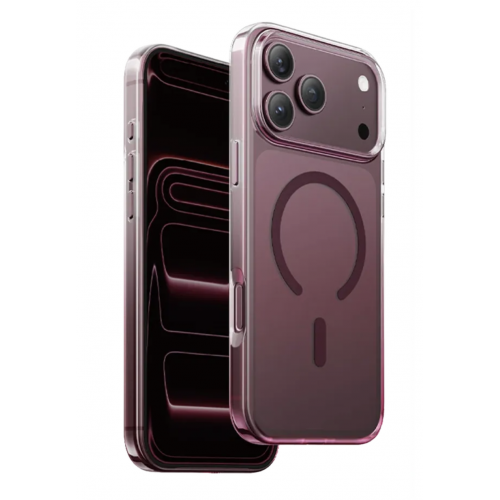 Чехол накладка iPhone 18 Pro Max KEEPHONE Magsafe AURORA Pro Burgundy